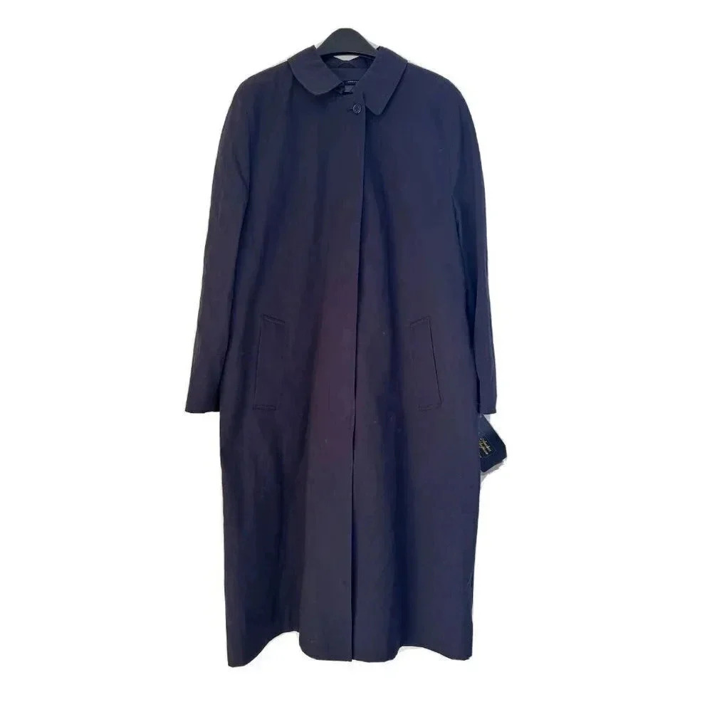 Anchor Uniform Navy Trench‎ Coat Single Breasted Thinsulate Size 16 Tall 260LT